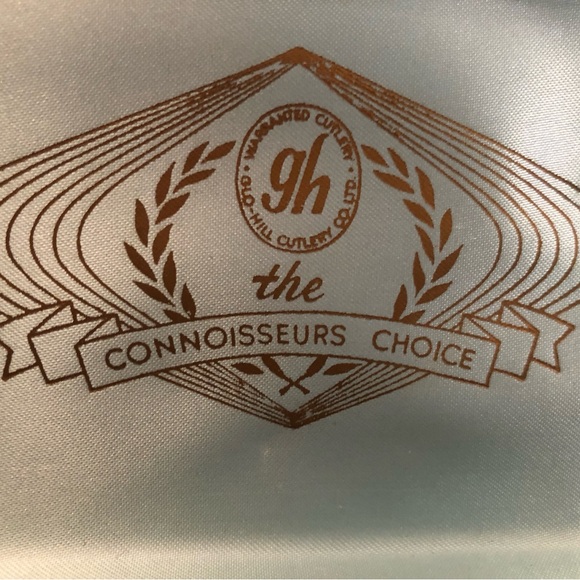 VTG GLOHill Carving Set in Original Box Connaissuers Choice John Palmer Like New - Picture 2 of 7